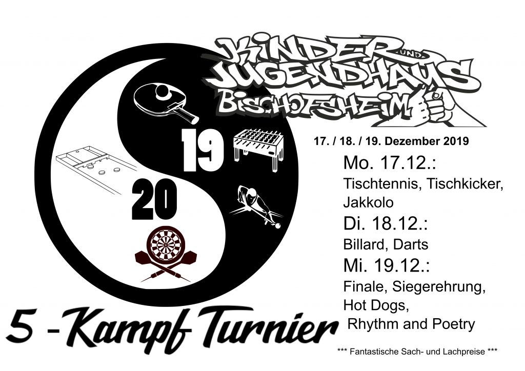 5 Kampf Turnier im KiJu – Kinder und Jugendhaus Bischofsheim Kinder Turniere